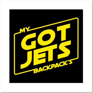 My backpack's got jets! Posters and Art